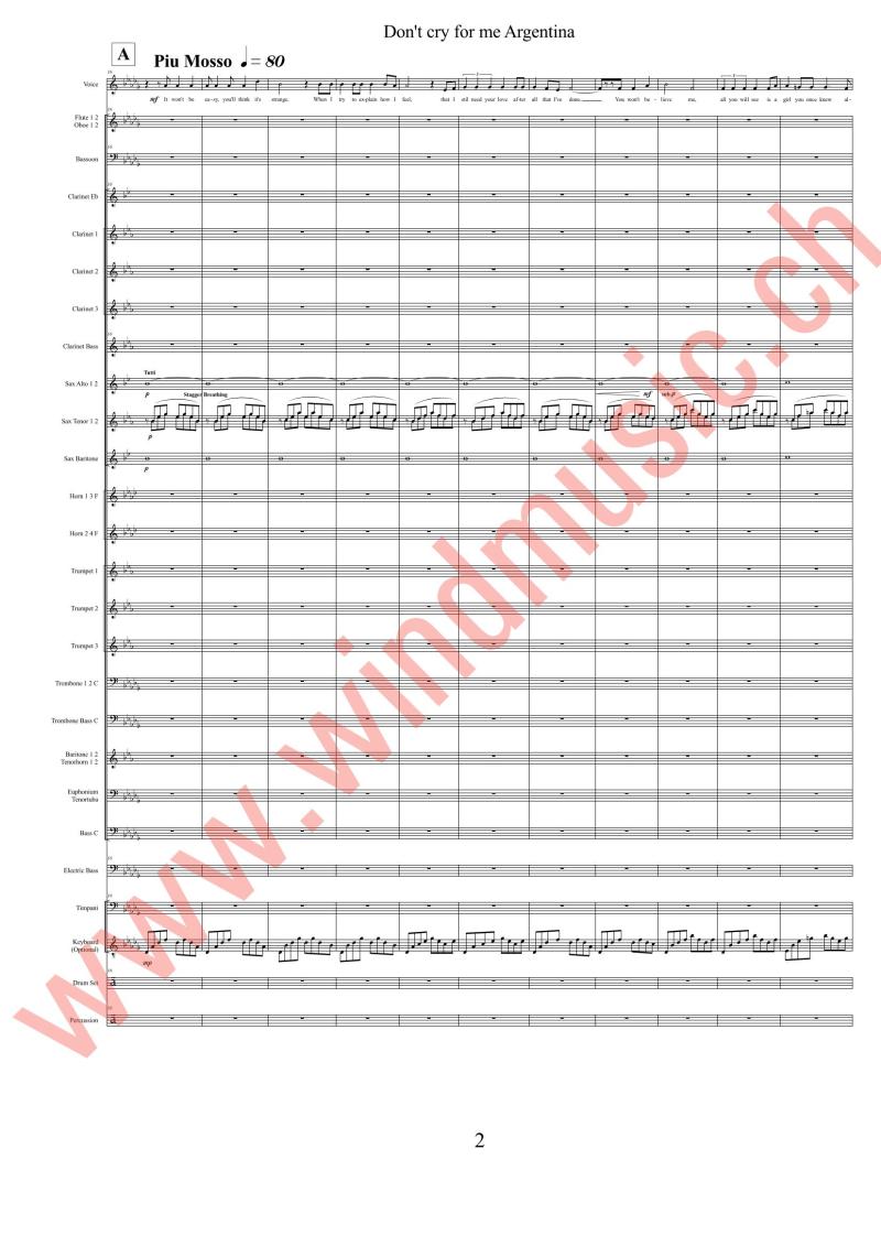 Don't Cry for Me Argentina